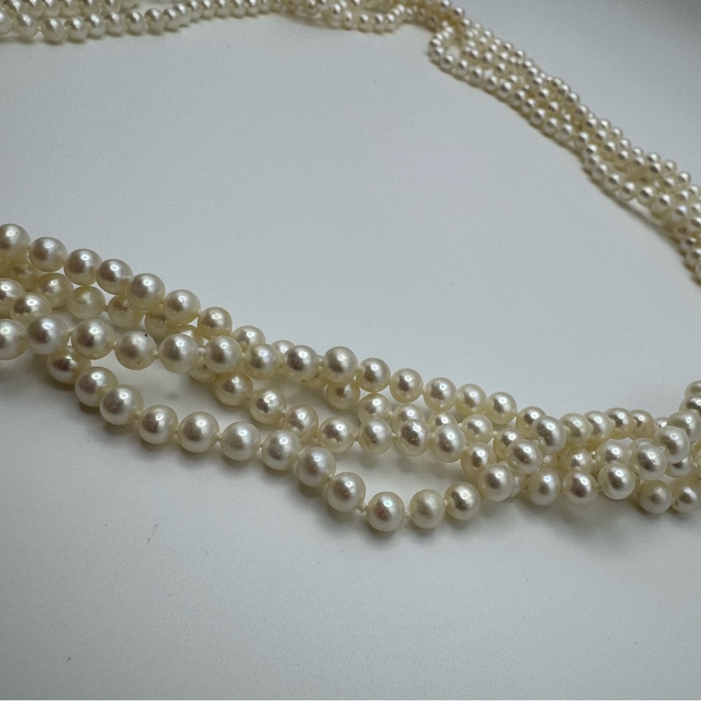 Honora Long Pearl Necklace - Picture 4 of 4